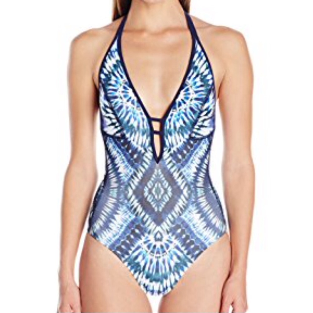 Robin Piccone Marley Indigo swimsuit NWT sz 8